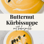 butternut kürbissuppe pinterest pin