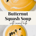 butternut squash soup pinterest pin