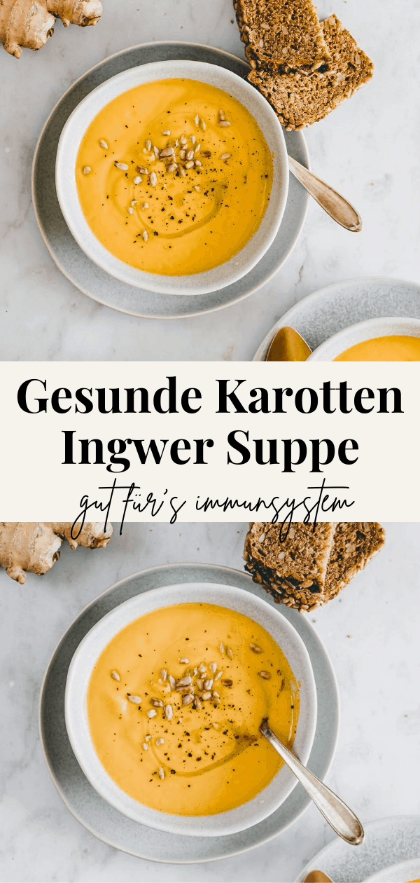 Karotten Ingwer Suppe (gesund, einfach, vegan) | Aline Made Karotten Ingwer Suppe (gesund, einfach, vegan) | Aline Made