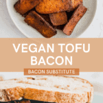 tofu bacon pinterest pin