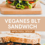 veganes blt sandwich pinterest pin