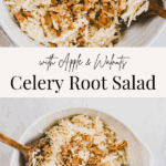 celery root salad pinterest pin
