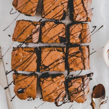 homemade brownies with nuts