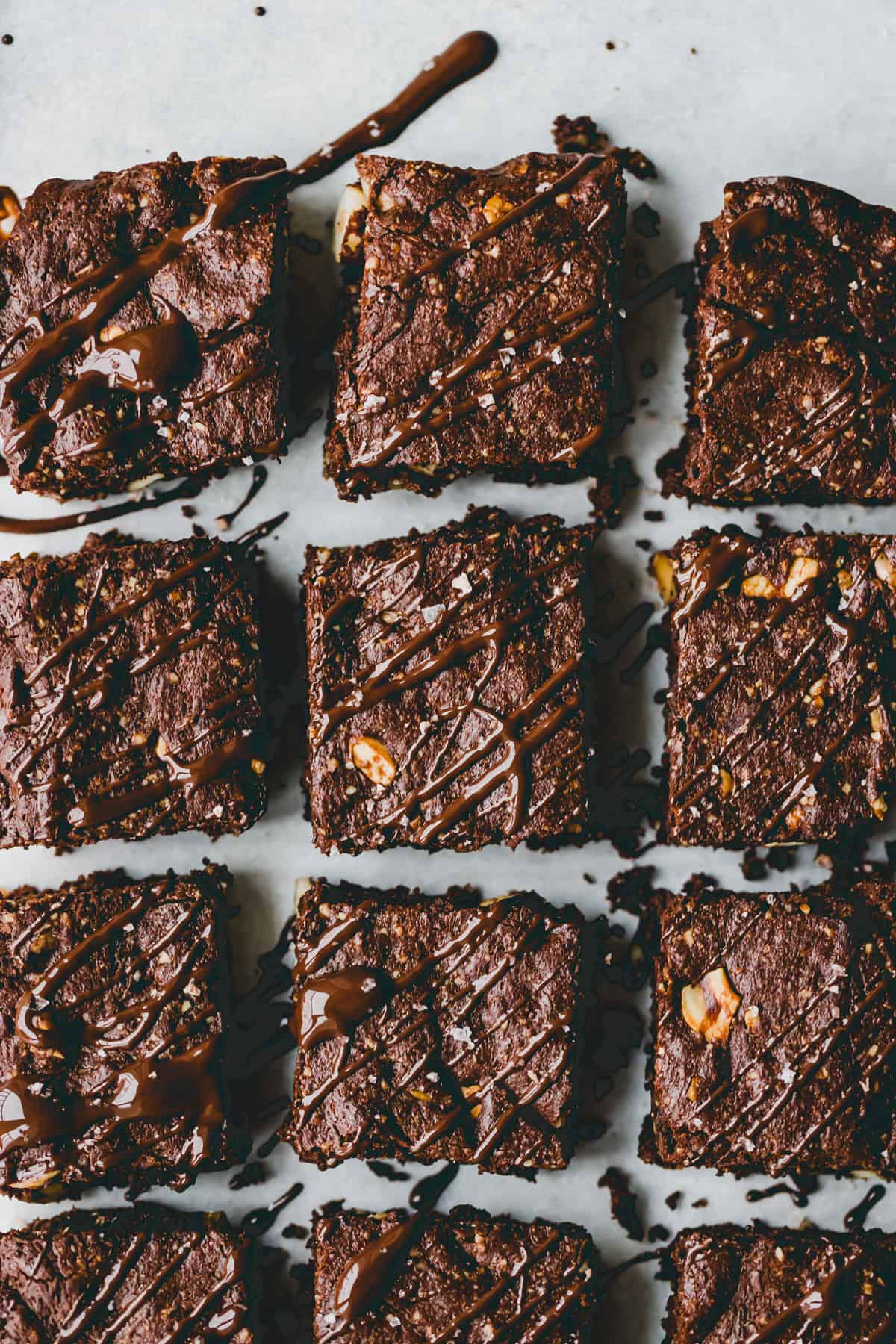 close up shot of paleo brownies