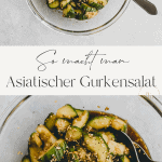 astiatischer gurkensalat pinterest pin