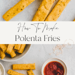 polenta fries pinterest pin