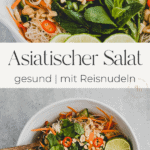 Asiatischer Reisnudelsalat Pinterest Pin 1