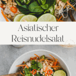 Asiatischer Reisnudelsalat Pinterest Pin 2