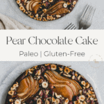 pear chocolate cake pinterest pin 1