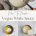 vegan bechamel sauce pinterest pin 2