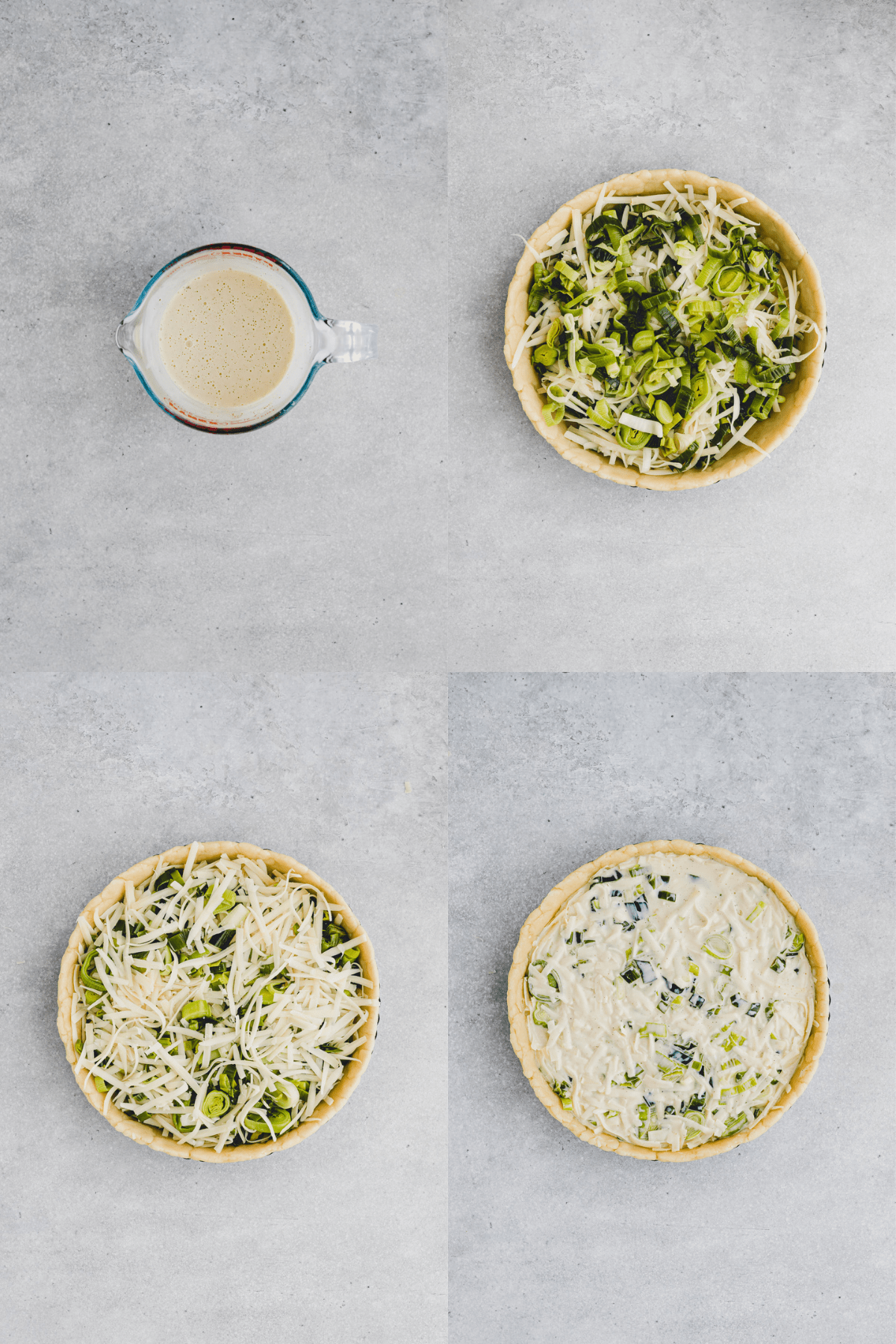 Leek & Cheese Quiche Recipe Step-11-14