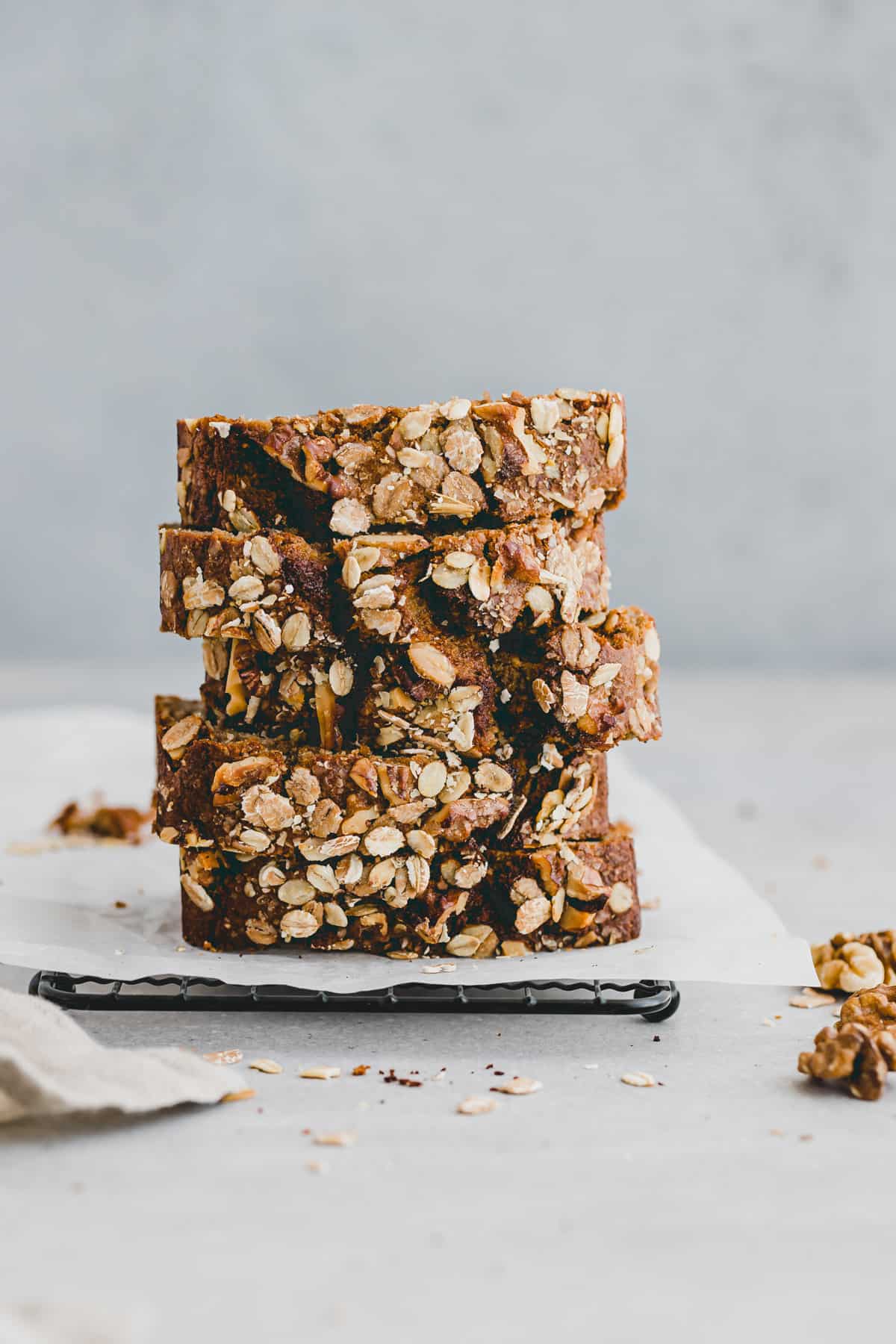 paleo gluten-free walnut banana bread