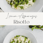 Asparagus Risotto Pinterest Pin