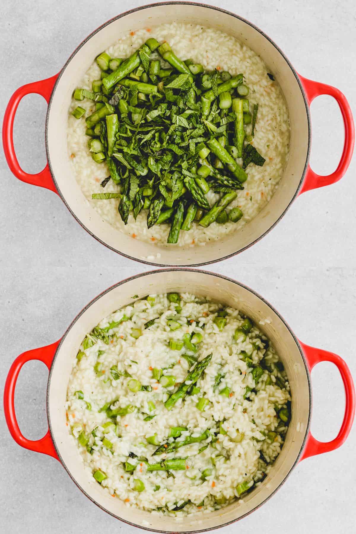 Asparagus Risotto Recipe Step 9-10