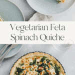 Spinach Feta Quiche Pinterest Pin