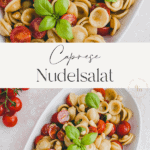 Caprese Nudelsalat Pinterest Pin