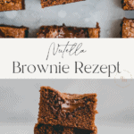 Nutella Brownie Rezept Pinterest Pin