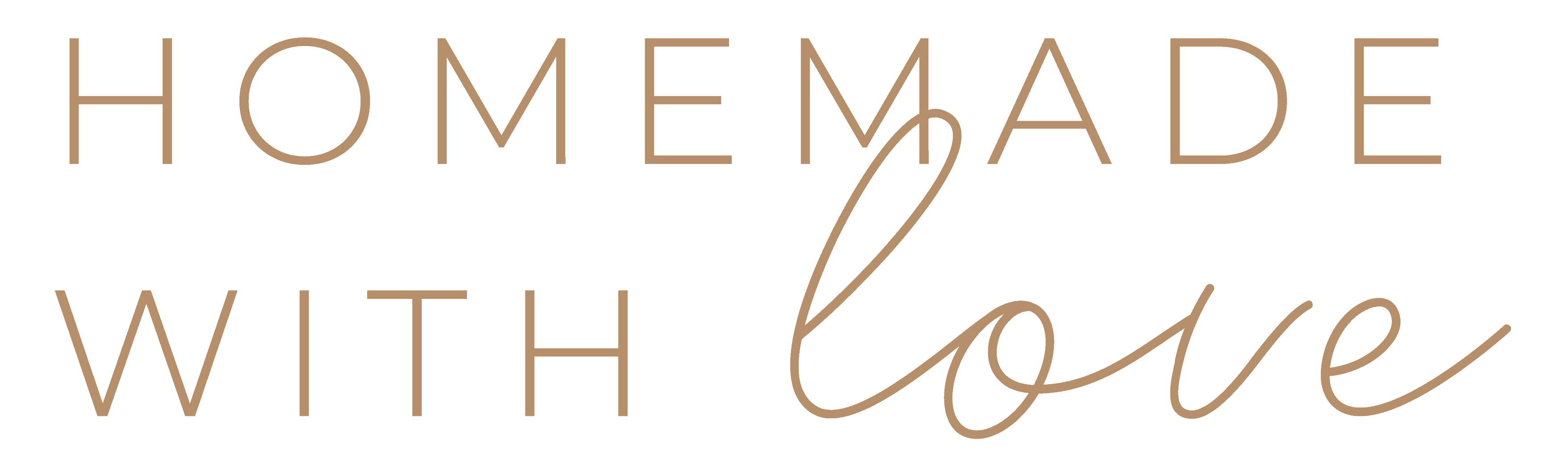 homemade with love | logo aline made
