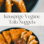 tofu nuggets rezept pinterest pin