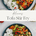 tofu stir fry pinterest pin