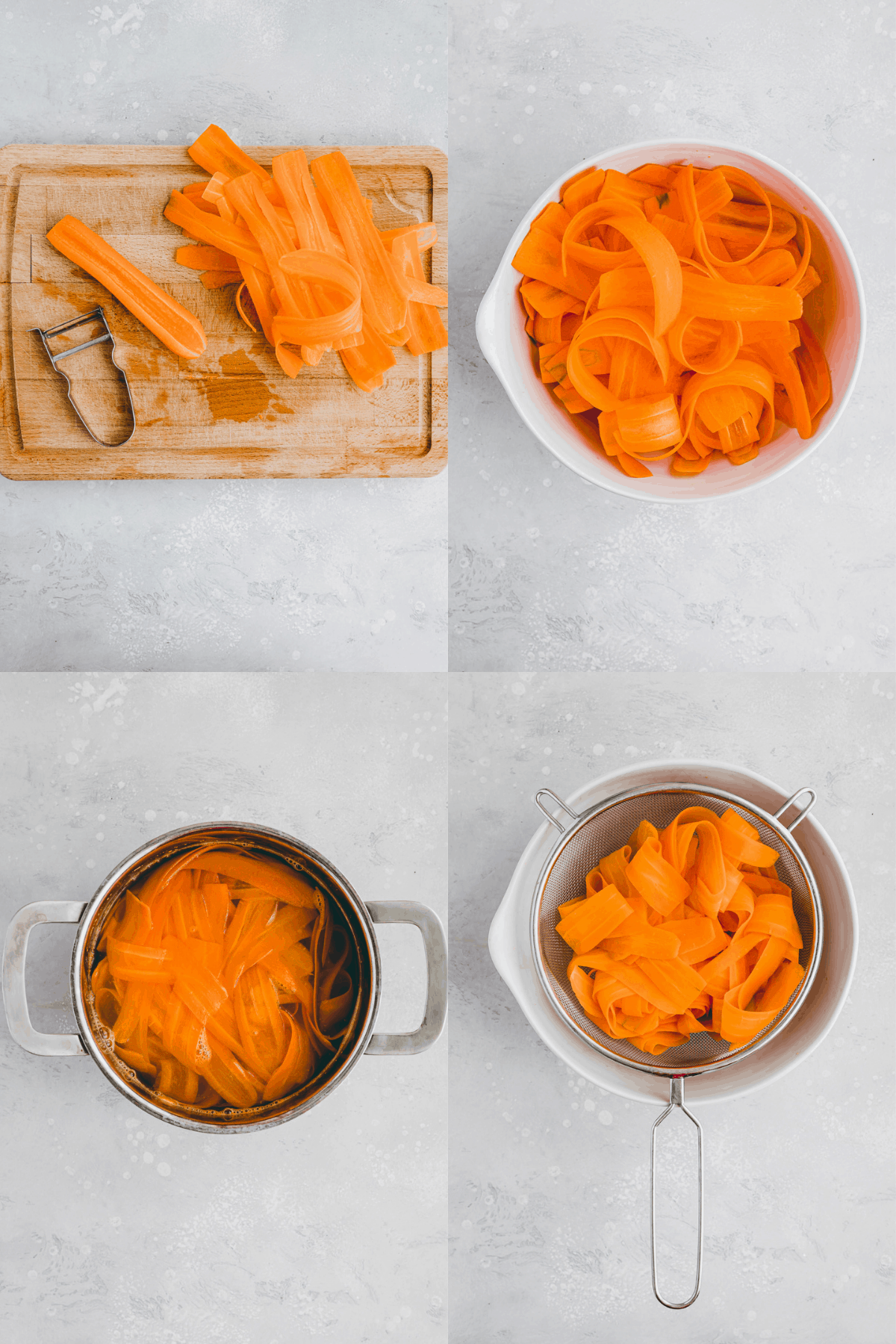 Vegan Carrot Lox Recipe Step 1-4