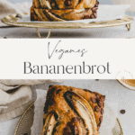 veganes bananenbrot pinterest pin