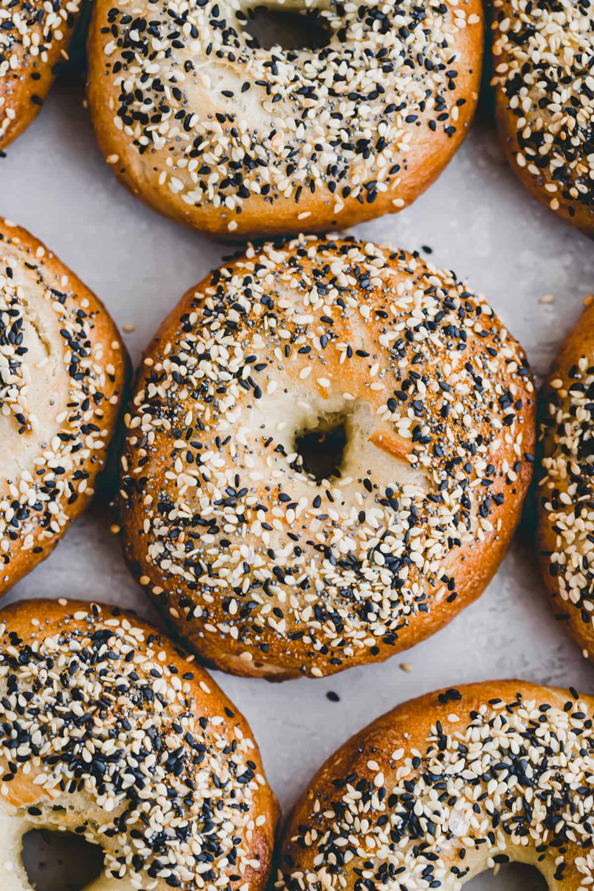 selbstgebackene bagels