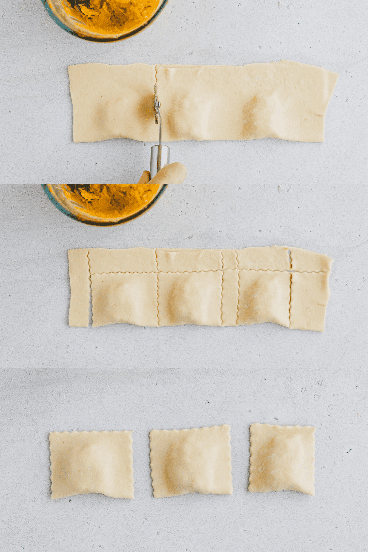 Butternut Squash Ravioli Recipe Step 5-7