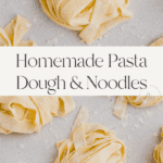 homemade pasta dough pinterest pin