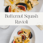 Butternut Squash Ravioli Pinterest Pin