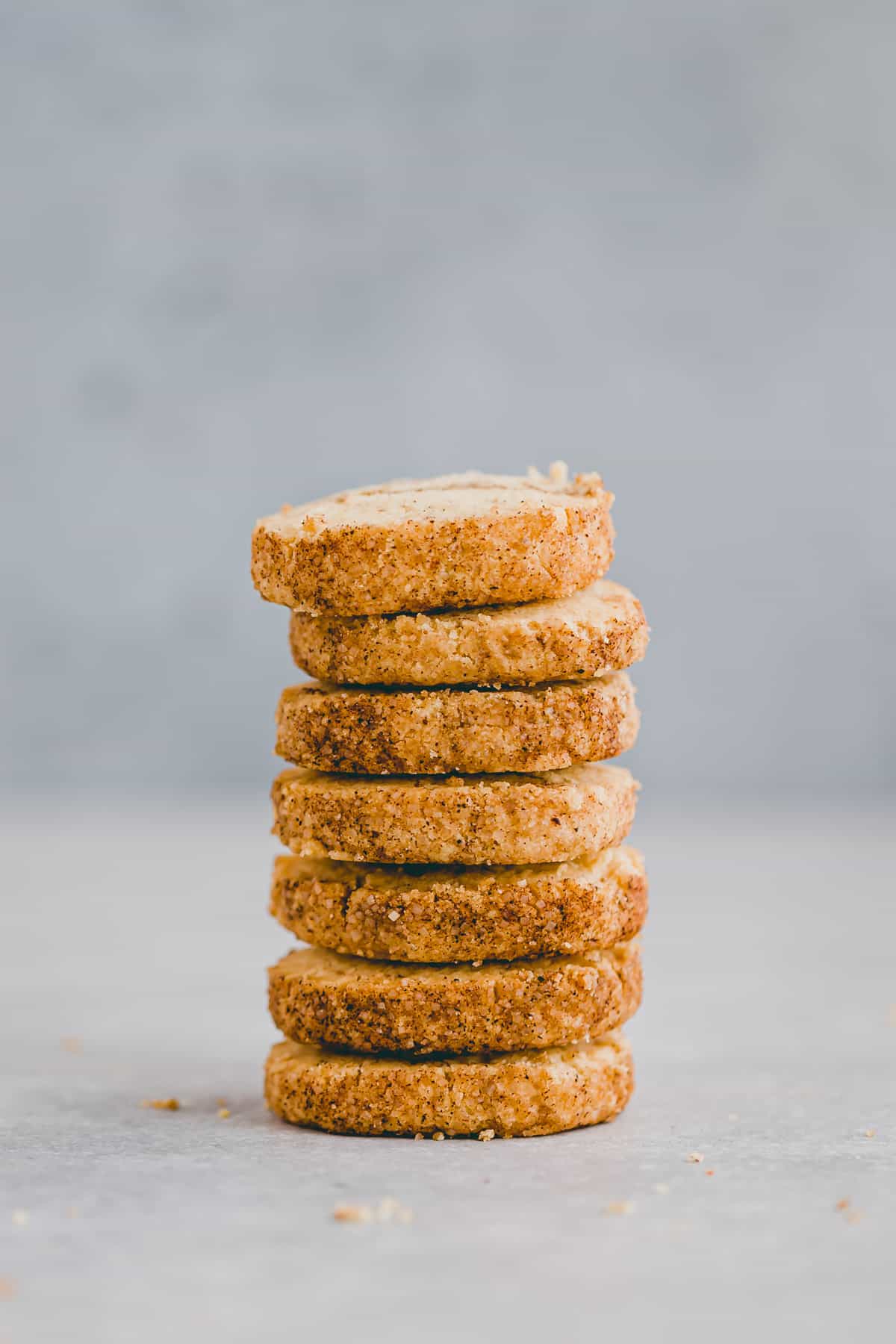 gestapelte vegane chai plätzchen