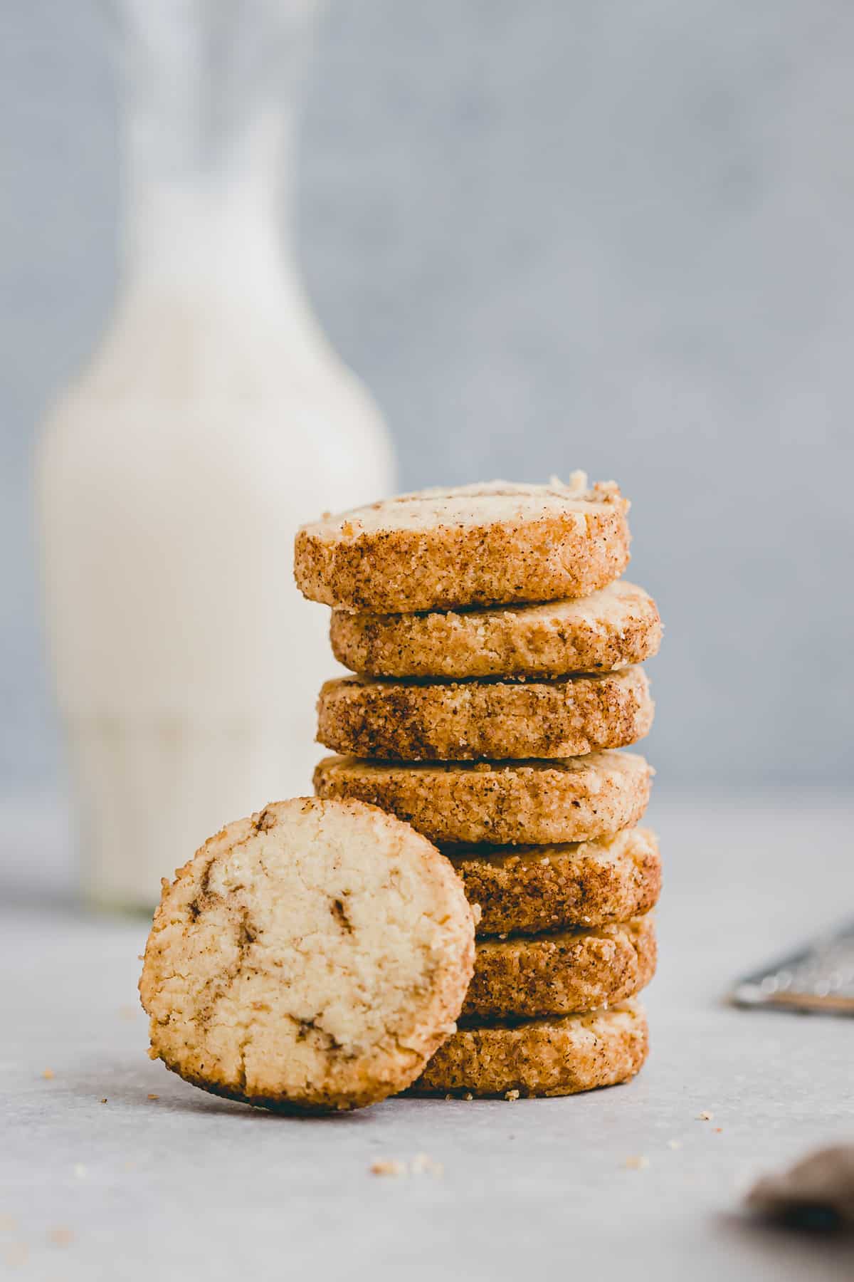 vegane chai plätzchen gestapelt