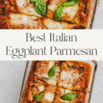 Eggplant Parmesan Pinterest Pin