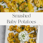 Smashed Potatoes Pinterest Pin