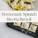 Spinach Ricotta Ravioli Pinterest Pin