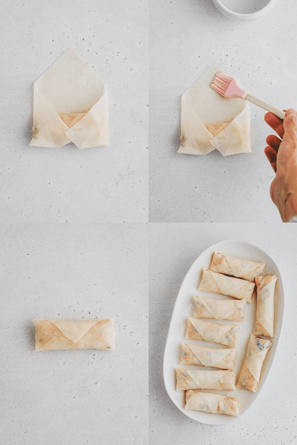 Vegetable Spring Rolls Recipe Step 7-10