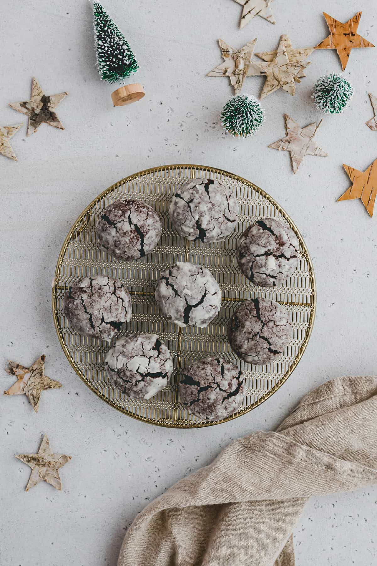 Vegan Chocolate Crinkle Cookies Recipe Step 9