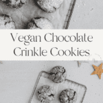 Chocolate Crinkle Cookies Pinterest Pin