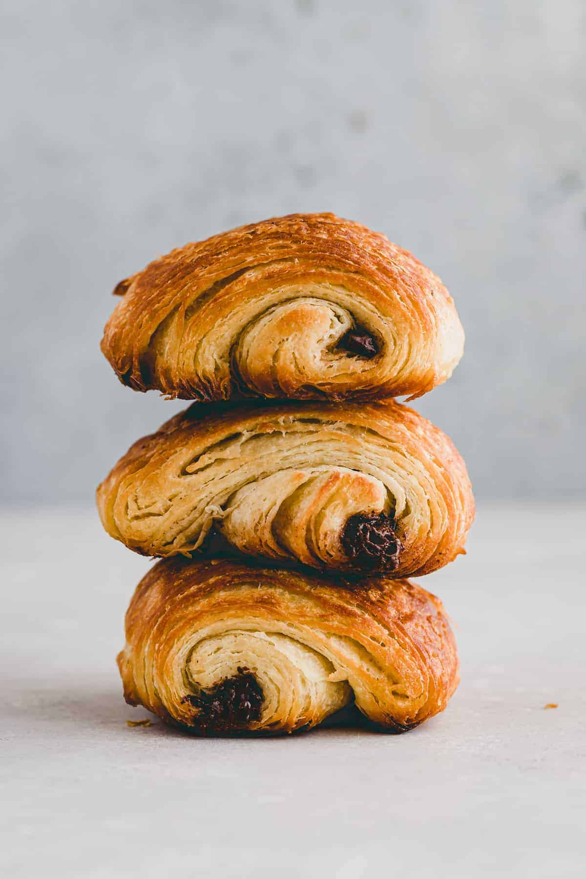 Pain au Chocolat - Chocolate Croissants