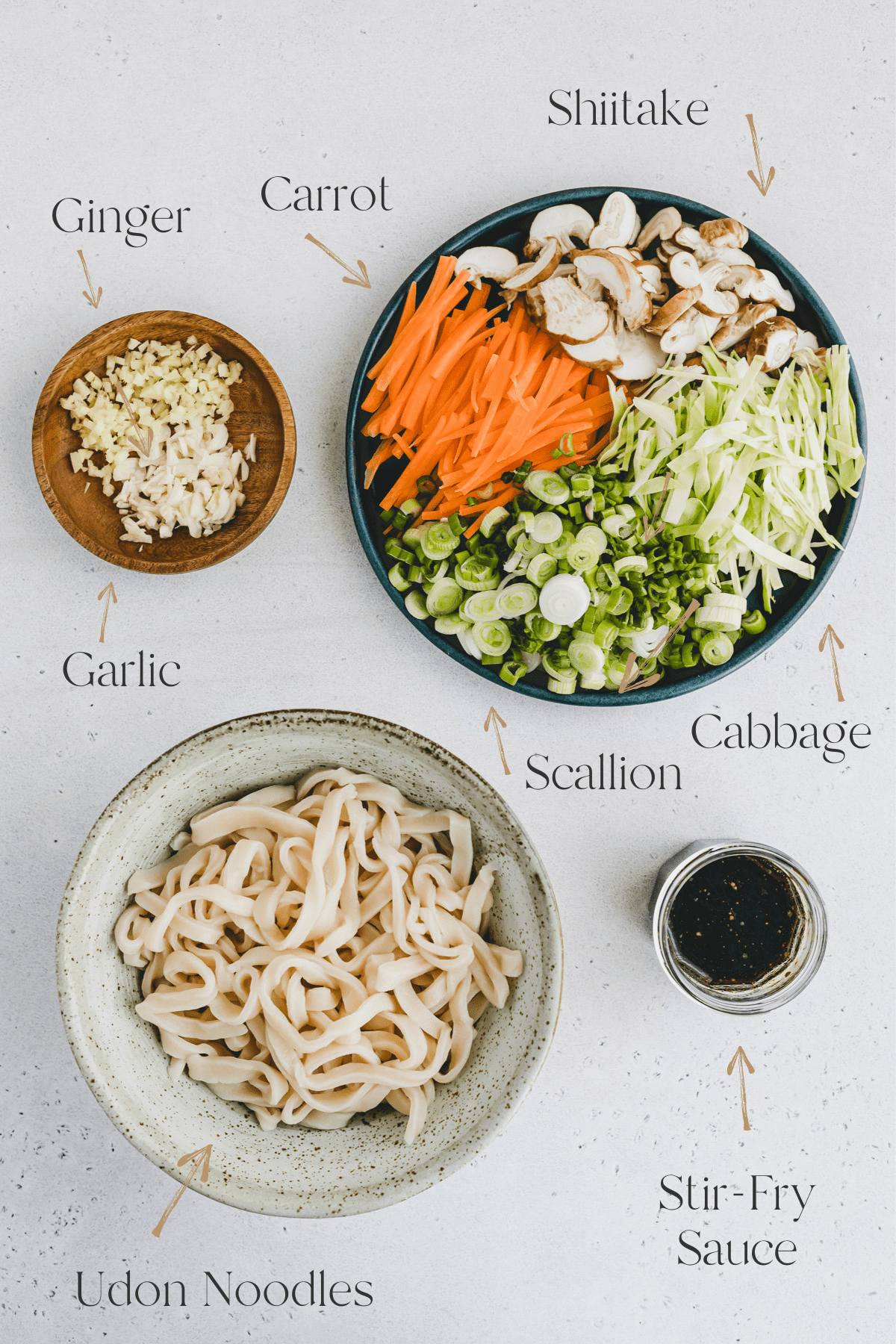 Yaki Udon Recipe Ingredients