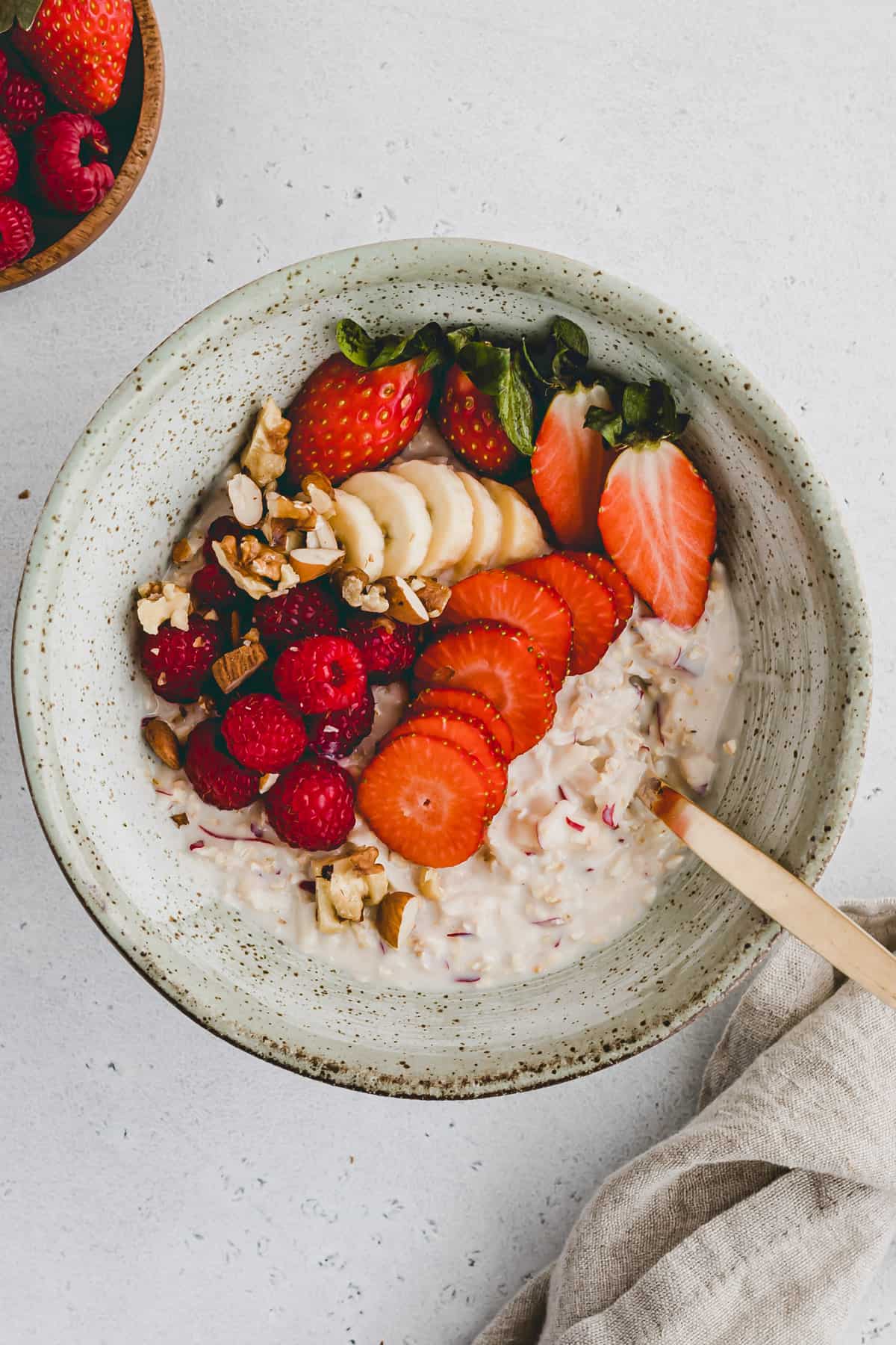 birchermüesli mit frischem obst