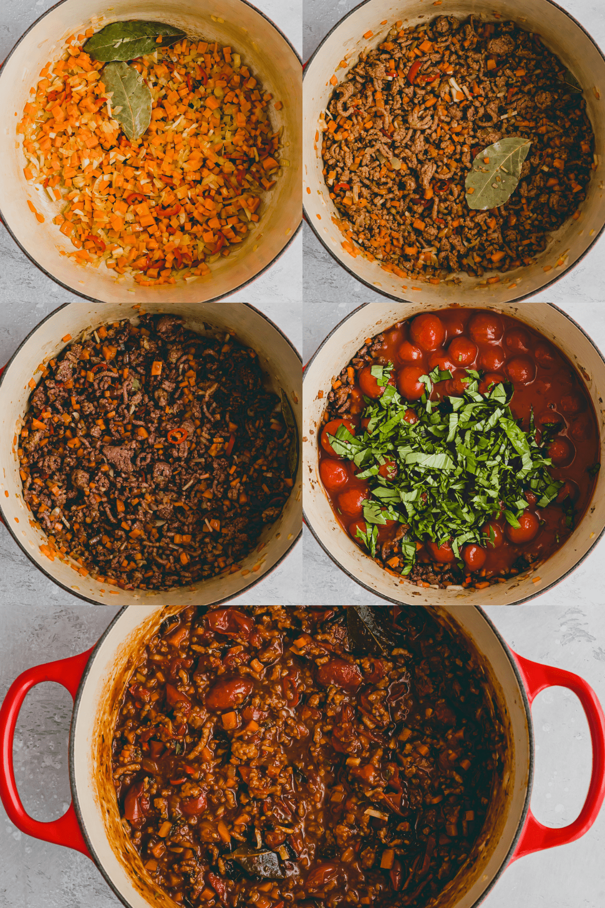 Vegan Lasagna Bolognese Recipe Step 1-5