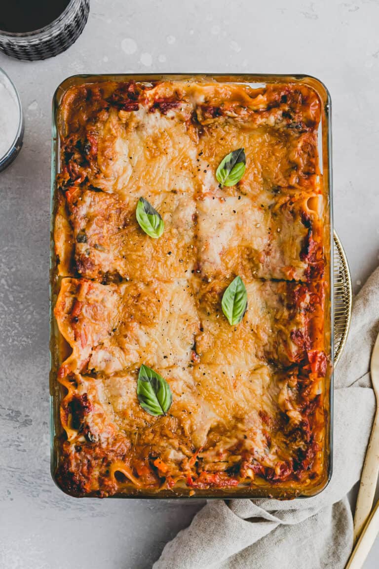 Vegan Lasagna Bolognese