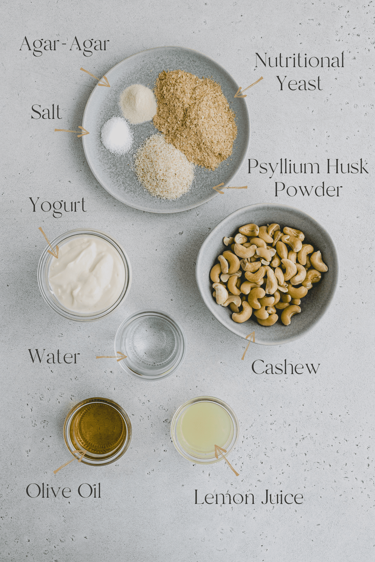 Vegan Mozzarella Ingredients