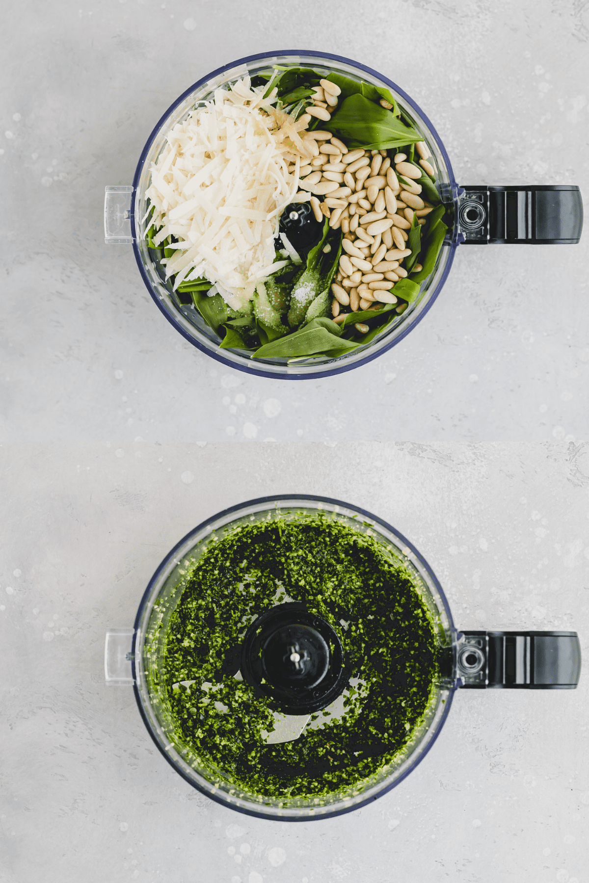 Wild Garlic Pesto Recipe Step 3-4