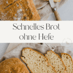 Pinterest Pin Schnelles Brot