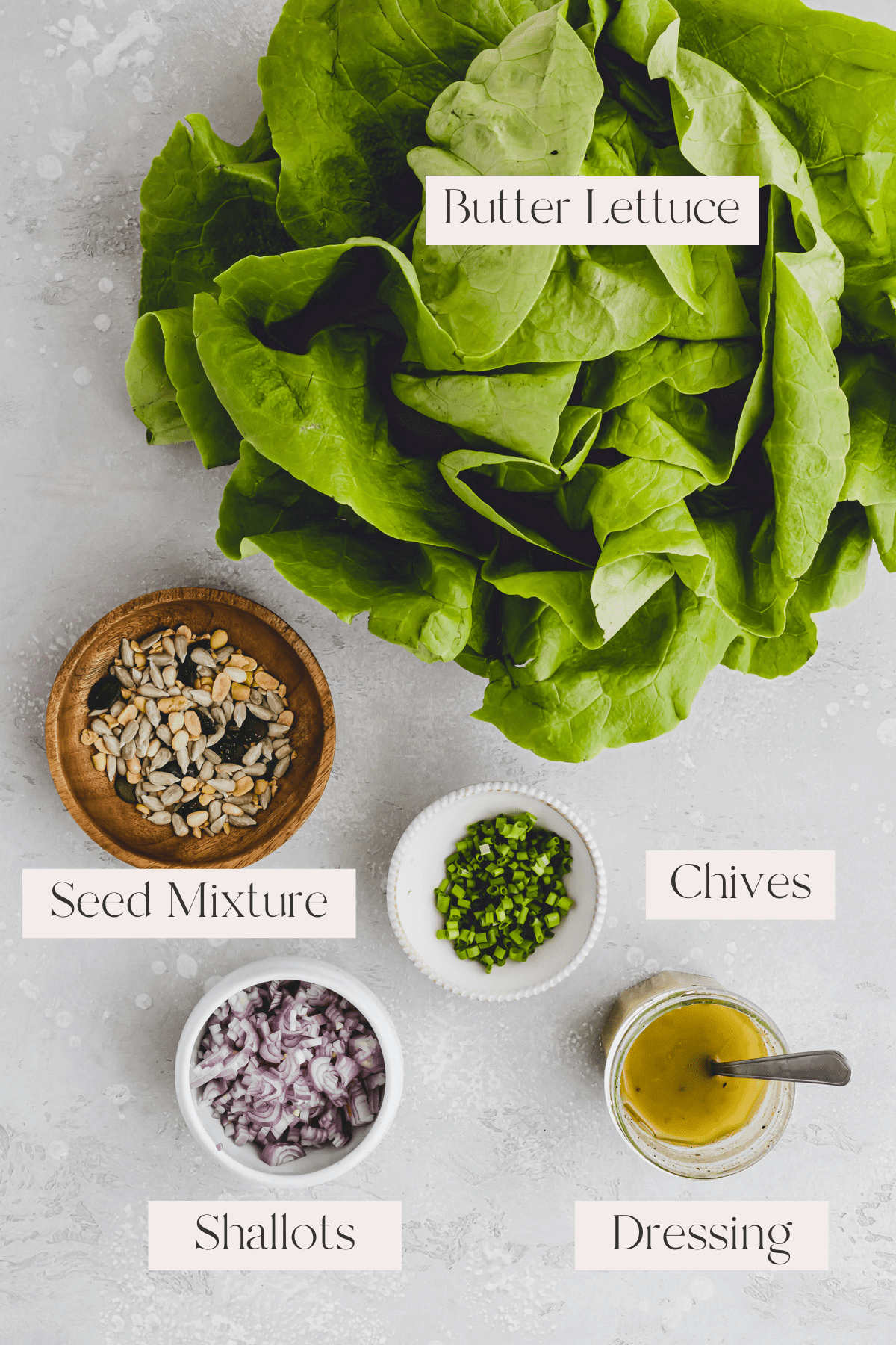 Butter Lettuce Salad Ingredients