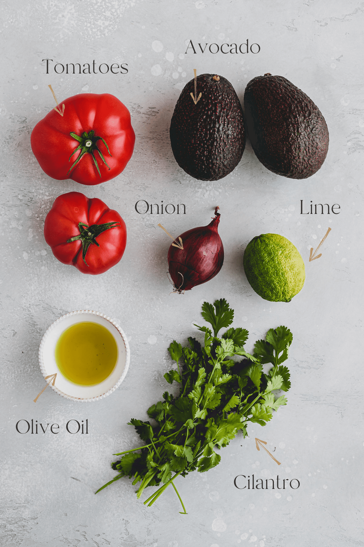 Avocado Tomato Salad Ingredients