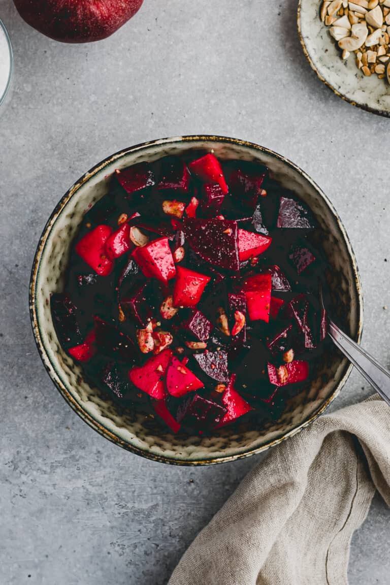 Rote Bete Salat mit Apfel