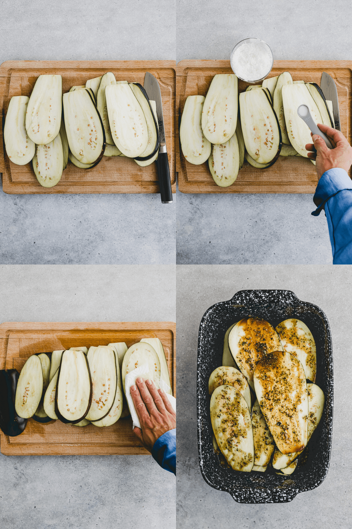 How To Grill Eggplant Recipe Step 1-4